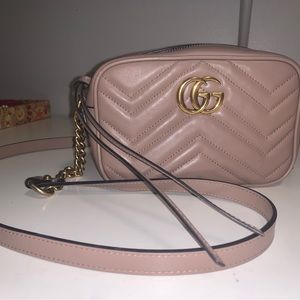 Gucci Marmont bag, crossbody, taupe/gray